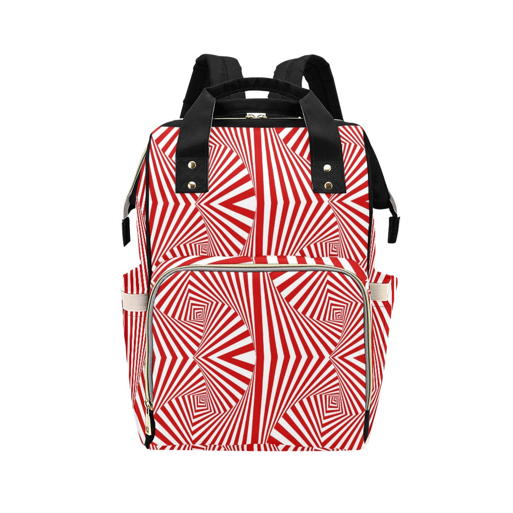 Vortex Print Design LKS304 Diaper Bag Backpack