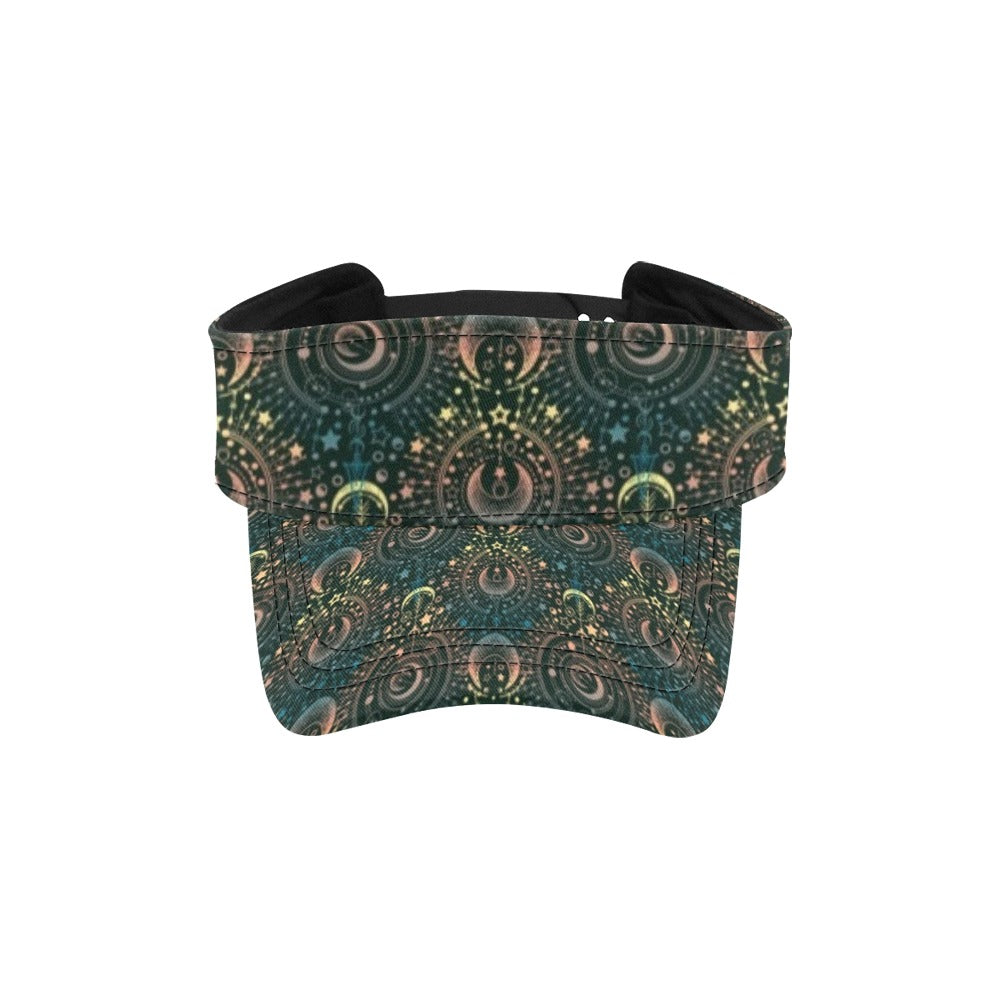 Sun Moon Print Design LKS307 Unisex Sun Visor