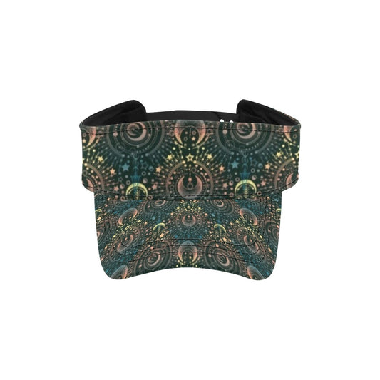 Sun Moon Print Design LKS307 Unisex Sun Visor