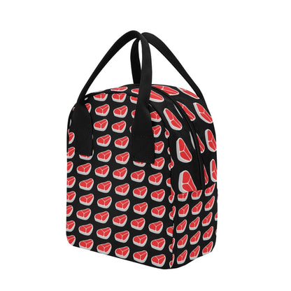 Steak Print Design LKS303 Insulated Lunch Bag