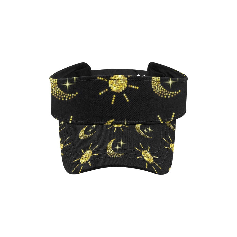 Sun Moon Print Design LKS304 Unisex Sun Visor