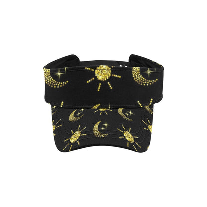 Sun Moon Print Design LKS304 Unisex Sun Visor