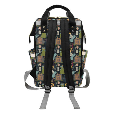 Creepy Halloween Print Design LKS304 Diaper Bag Backpack