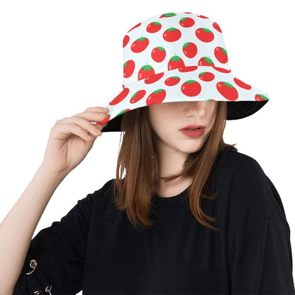 Tomato Print Design LKS307 Unisex Bucket Hat