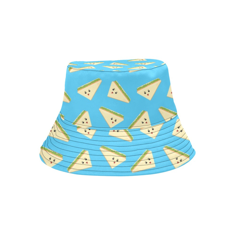 Sandwich Emoji Print Design LKS305 Unisex Bucket Hat