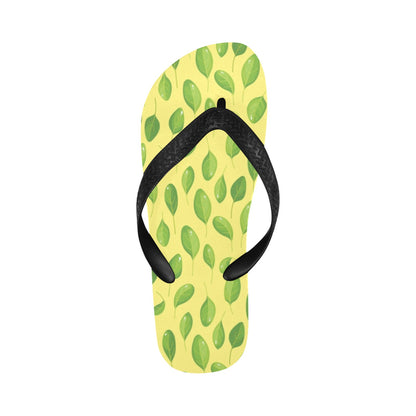 Spinach Print Design LKS302 Flip Flops