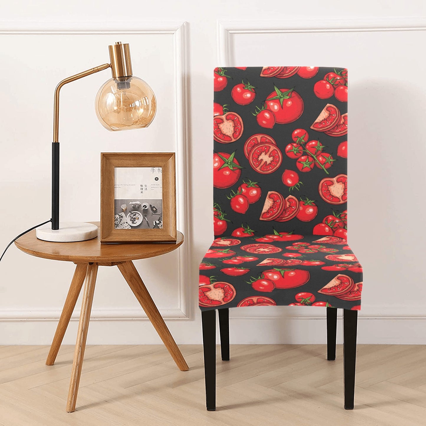 Tomato Print Design LKS303 Dining Chair Slipcover