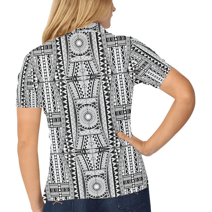 Polynesian Tattoo Design Women's Polo Shirt