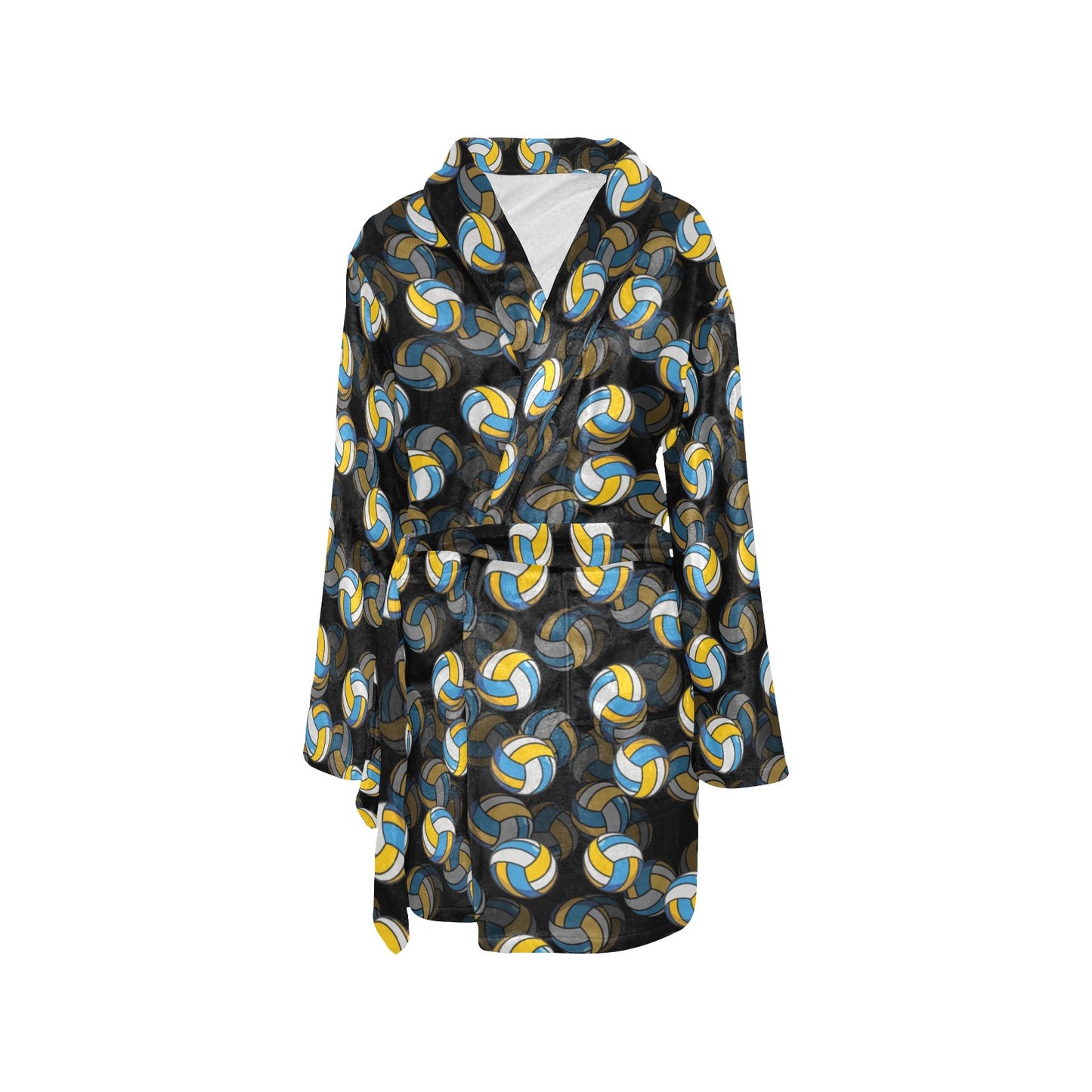 Volleyball Print Design LKS302 Women's Fleece Robe