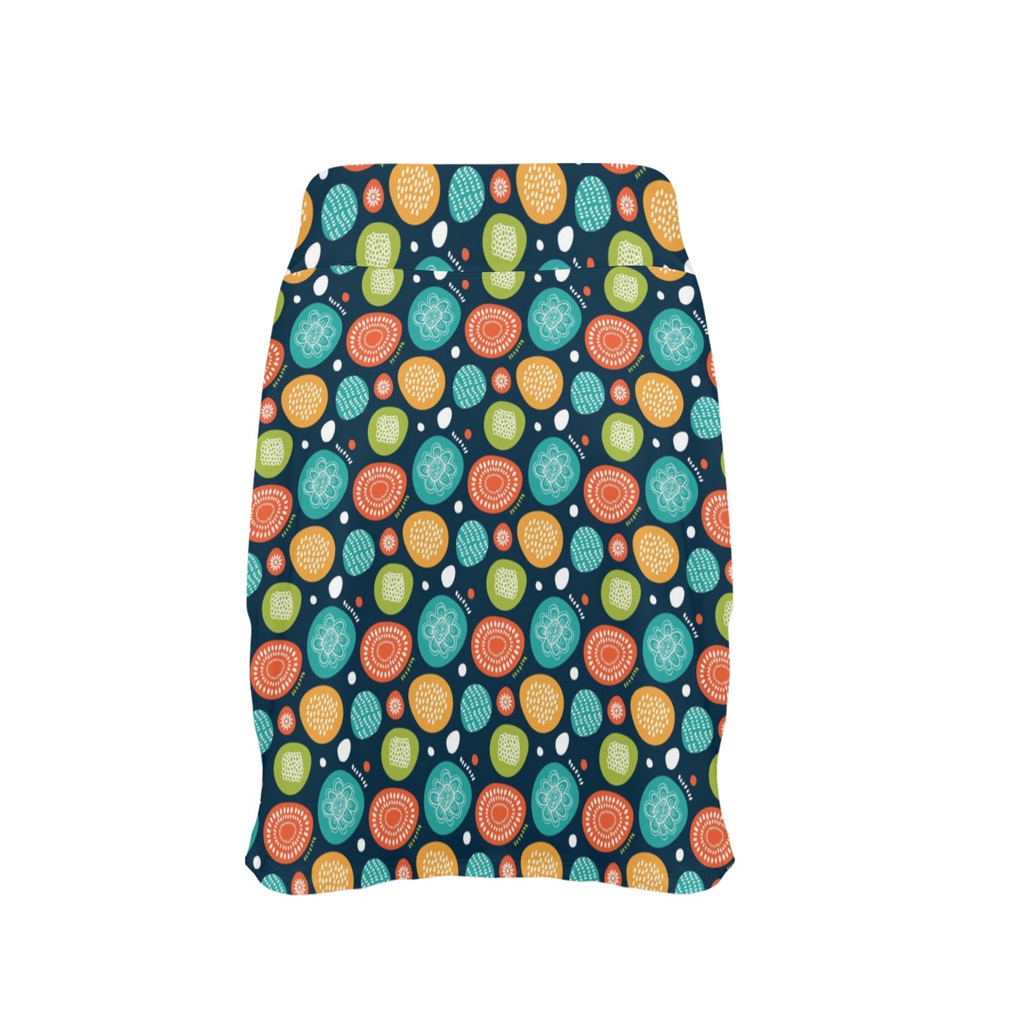 Swedish Themed Design 17" Golf & Pickleball Skort with Pockets
