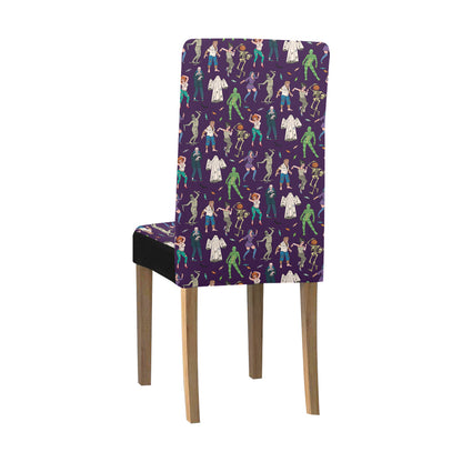 Creepy Zombie Print Design LKS302 Dining Chair Slipcover