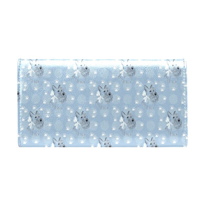 Scottish Terriers Print Design LKS308 Women's Trifold Wallet