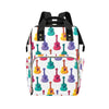 Acoustic Guitar Print Design LKS406 Diaper Bag Backpack