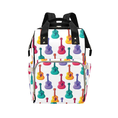 Acoustic Guitar Print Design LKS406 Diaper Bag Backpack