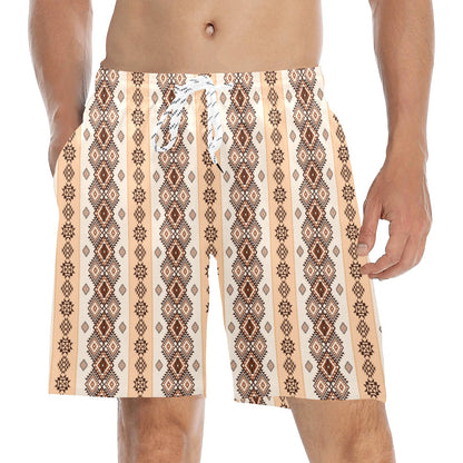 Native Classic Pattern Print Men's Swim Trunks Beach Shorts