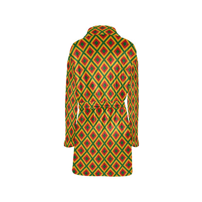 Rasta Reggae Color Cross Women's Fleece Robe