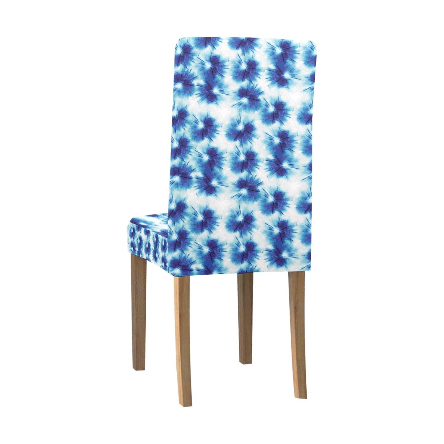 Tie Dye Blue Print Design LKS305 Dining Chair Slipcover