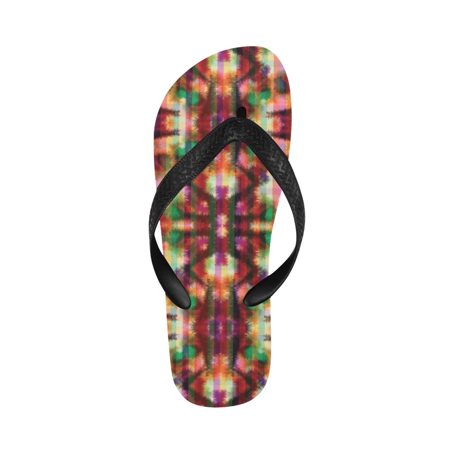 Tie Dye Print Design LKS301 Flip Flops