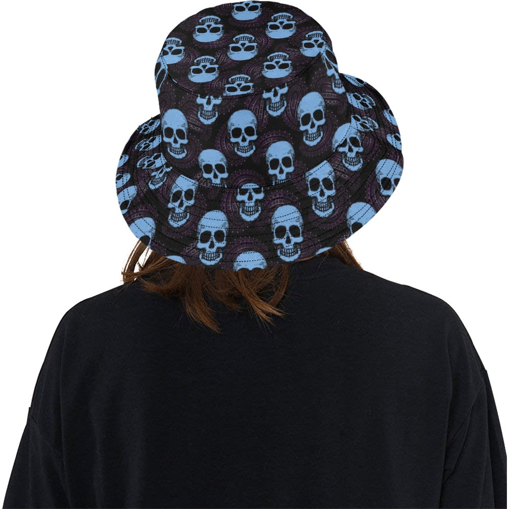 Skull Print Design LKS3012 Unisex Bucket Hat