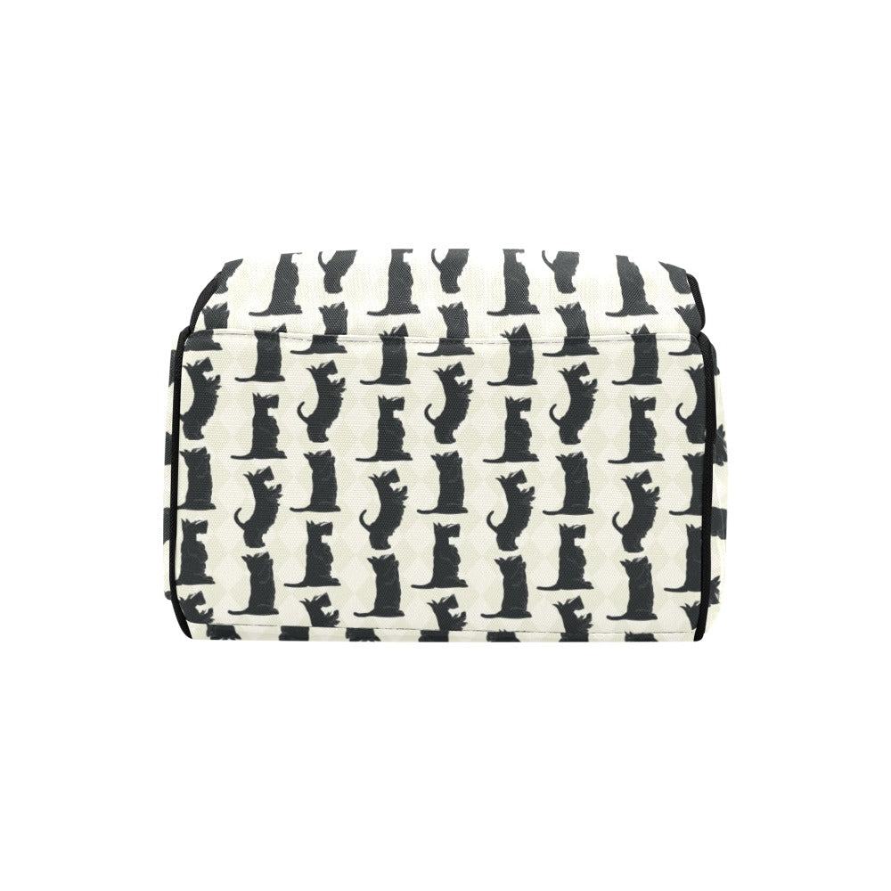 Scottish Terriers Print Design LKS309 Diaper Bag Backpack