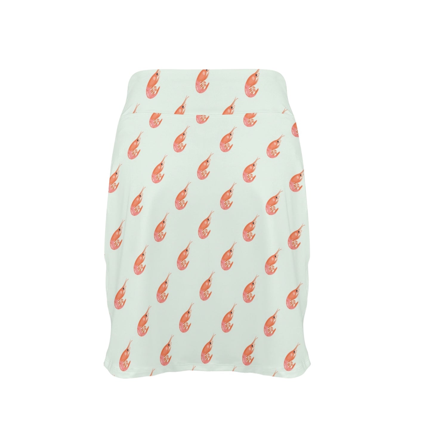 Shrimp Print Design LKS304 17" Golf & Pickleball Skort with Pockets