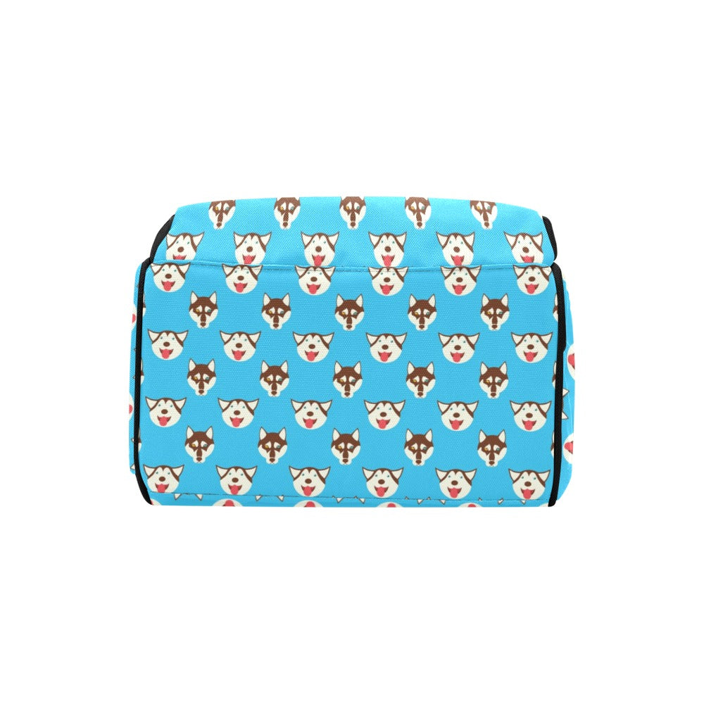 Siberian Huskies Print Design LKS306 Diaper Bag Backpack