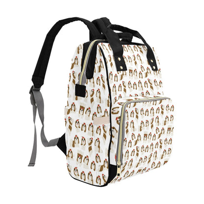 Shih Tzu Print Design LKS302 Diaper Bag Backpack