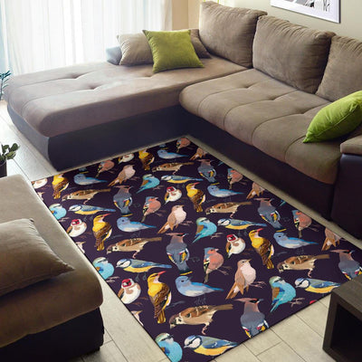 Bird Cute Print Pattern Area Rugs-JTAMIGO.COM