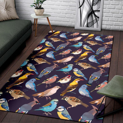 Bird Cute Print Pattern Area Rugs-JTAMIGO.COM