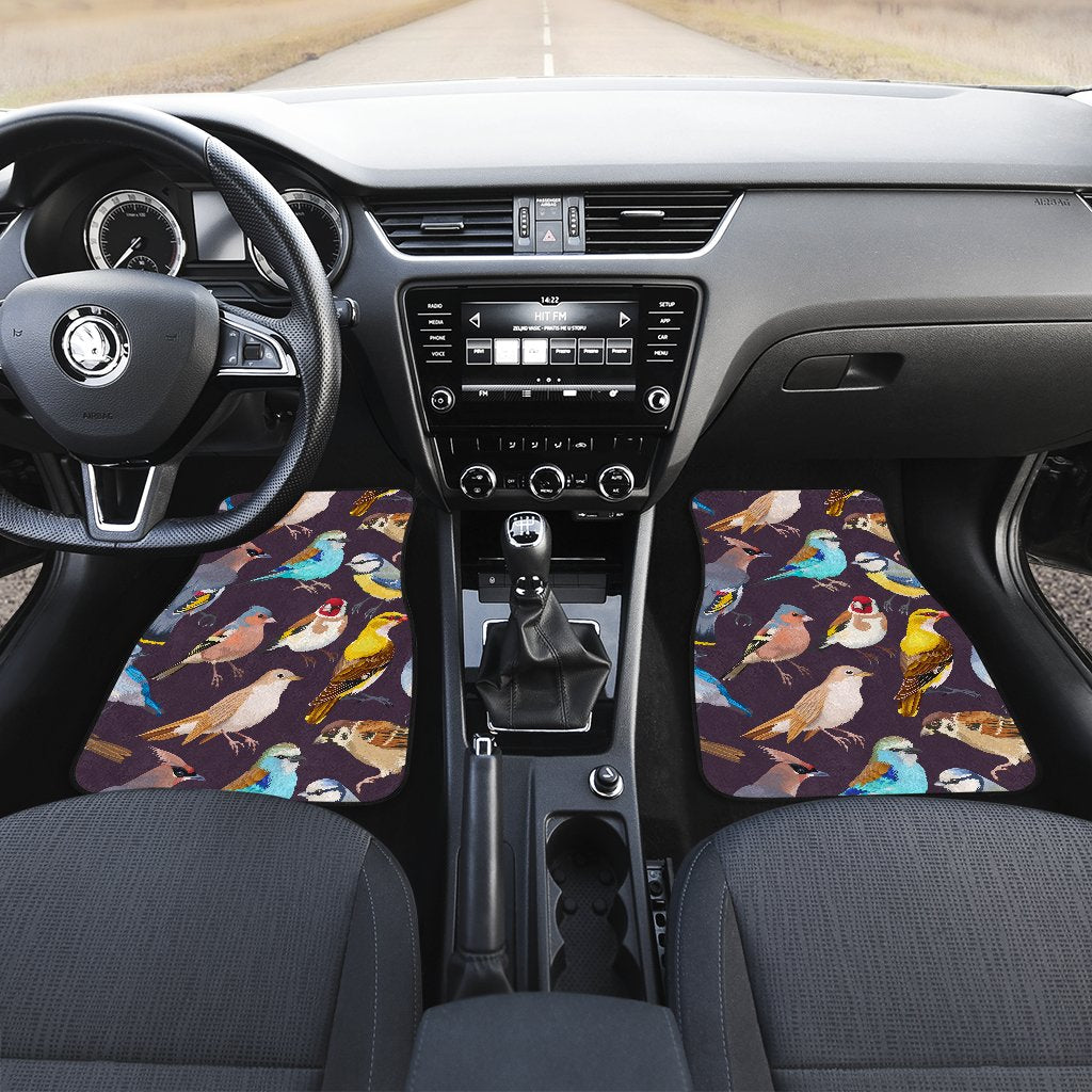 Bird Cute Print Pattern Car Floor Mats