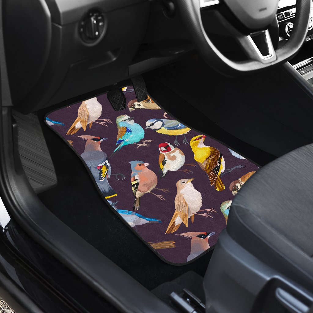 Bird Cute Print Pattern Car Floor Mats