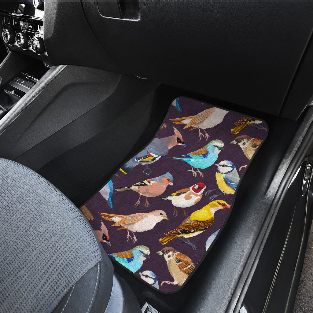 Bird Cute Print Pattern Car Floor Mats
