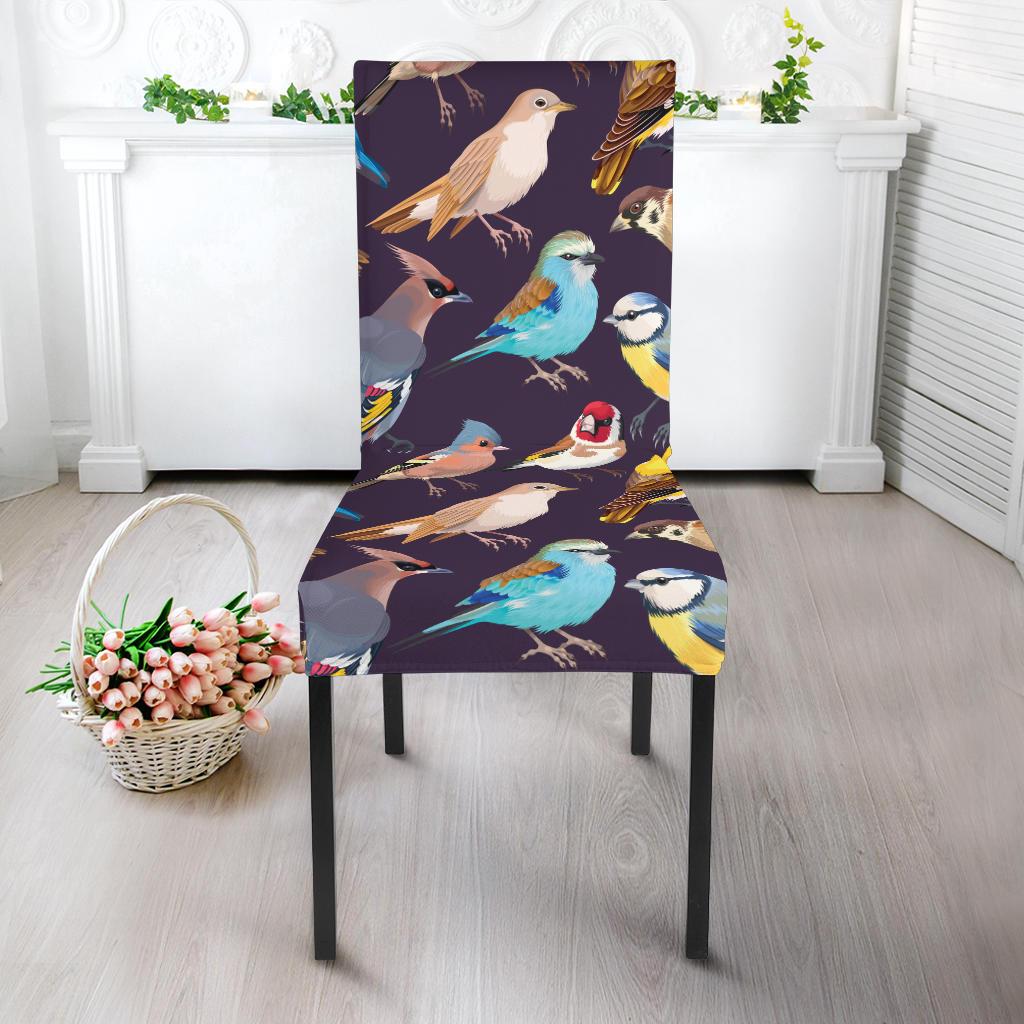 Bird Cute Print Pattern Dinning Chair Slipper-JTAMIGO.COM