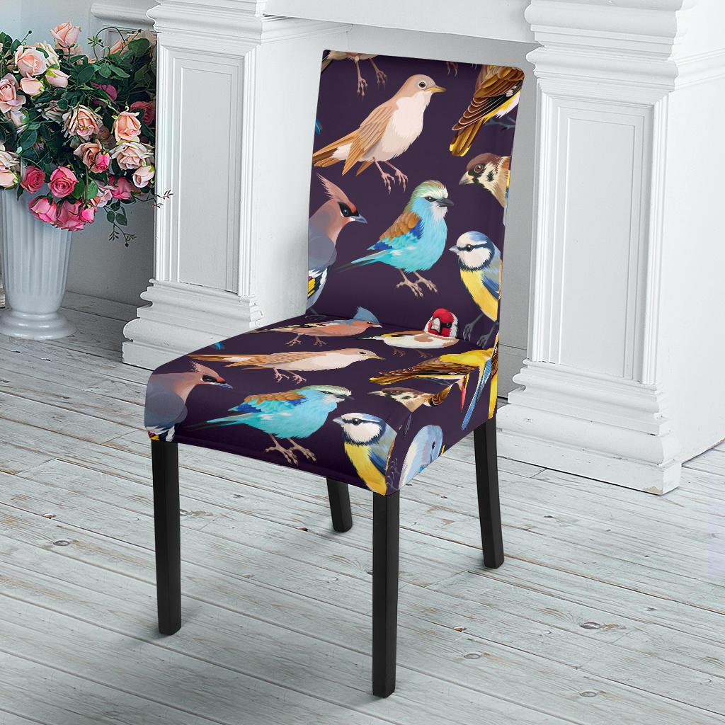 Bird Cute Print Pattern Dinning Chair Slipper-JTAMIGO.COM