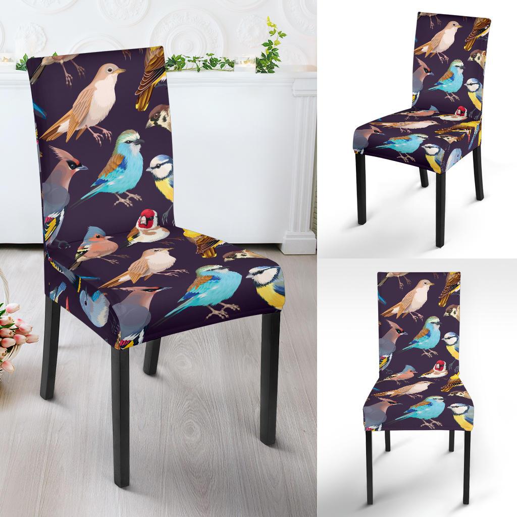 Bird Cute Print Pattern Dinning Chair Slipper-JTAMIGO.COM