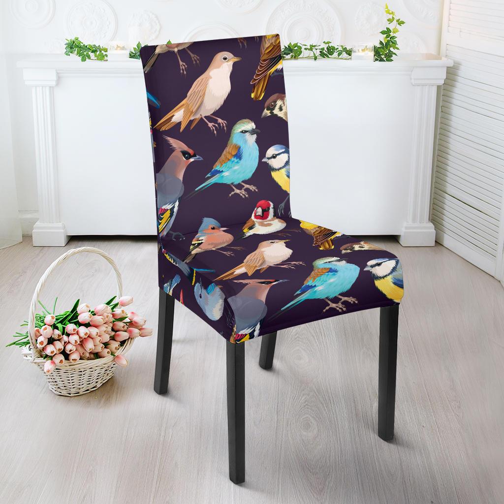 Bird Cute Print Pattern Dinning Chair Slipper-JTAMIGO.COM