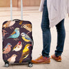 Bird Cute Print Pattern Luggage Cover Protector