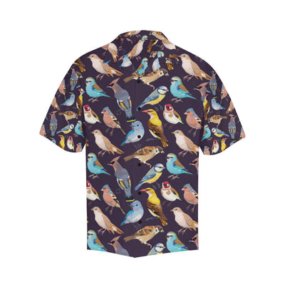 Bird Cute Print Pattern Men Aloha Hawaiian Shirt