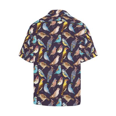 Bird Cute Print Pattern Men Aloha Hawaiian Shirt