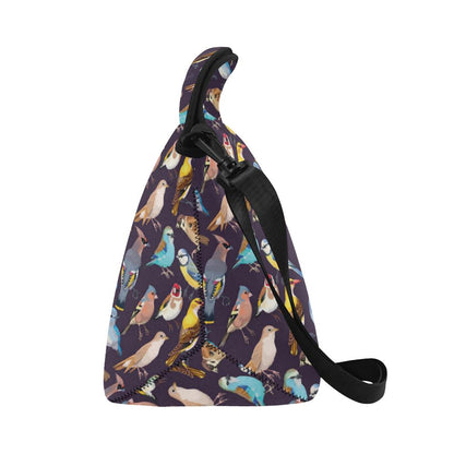Bird Cute Print Pattern Neoprene Lunch Bag (Model 1669)(Large)-JTAMIGO.COM