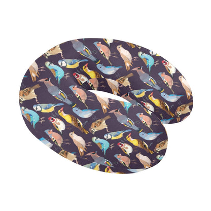 Bird Cute Print Pattern U-Shaped Travel Neck Pillow-JTAMIGO.COM