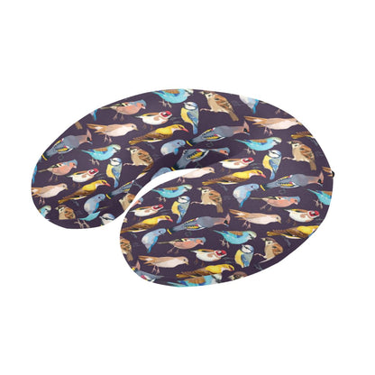 Bird Cute Print Pattern U-Shaped Travel Neck Pillow-JTAMIGO.COM