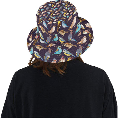 Bird Cute Print Pattern Unisex Bucket Hat