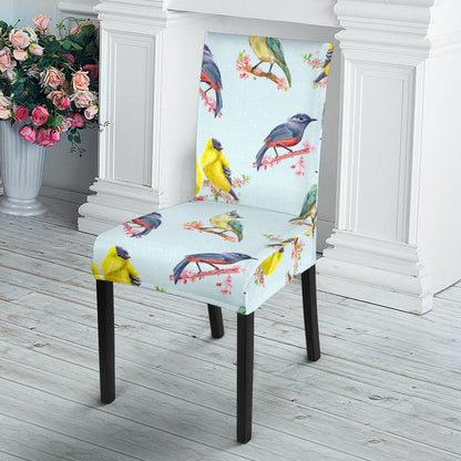 Bird Sweet Themed Print Pattern Dinning Chair Slipper-JTAMIGO.COM
