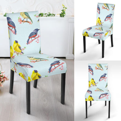Bird Sweet Themed Print Pattern Dinning Chair Slipper-JTAMIGO.COM