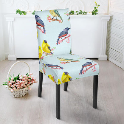 Bird Sweet Themed Print Pattern Dinning Chair Slipper-JTAMIGO.COM