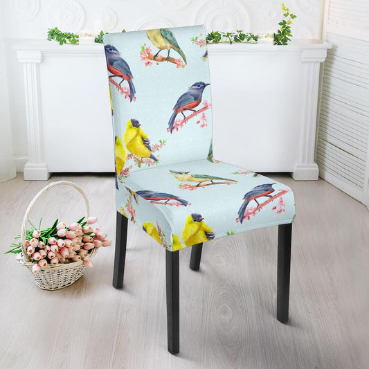 Bird Sweet Themed Print Pattern Dinning Chair Slipper-JTAMIGO.COM
