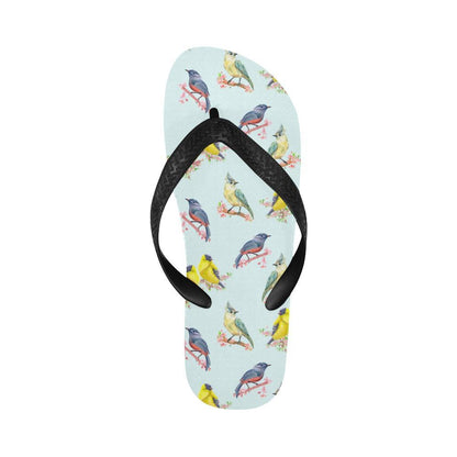 Bird Sweet Themed Print Pattern Flip Flops-JTAMIGO.COM