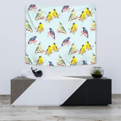 Bird Sweet Themed Print Pattern Tapestry