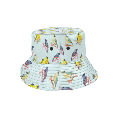 Bird Sweet Themed Print Pattern Unisex Bucket Hat